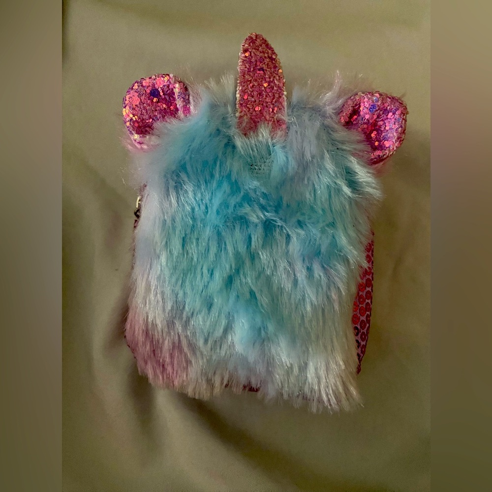 Kids Girls Sparkly Unicorn coin purse